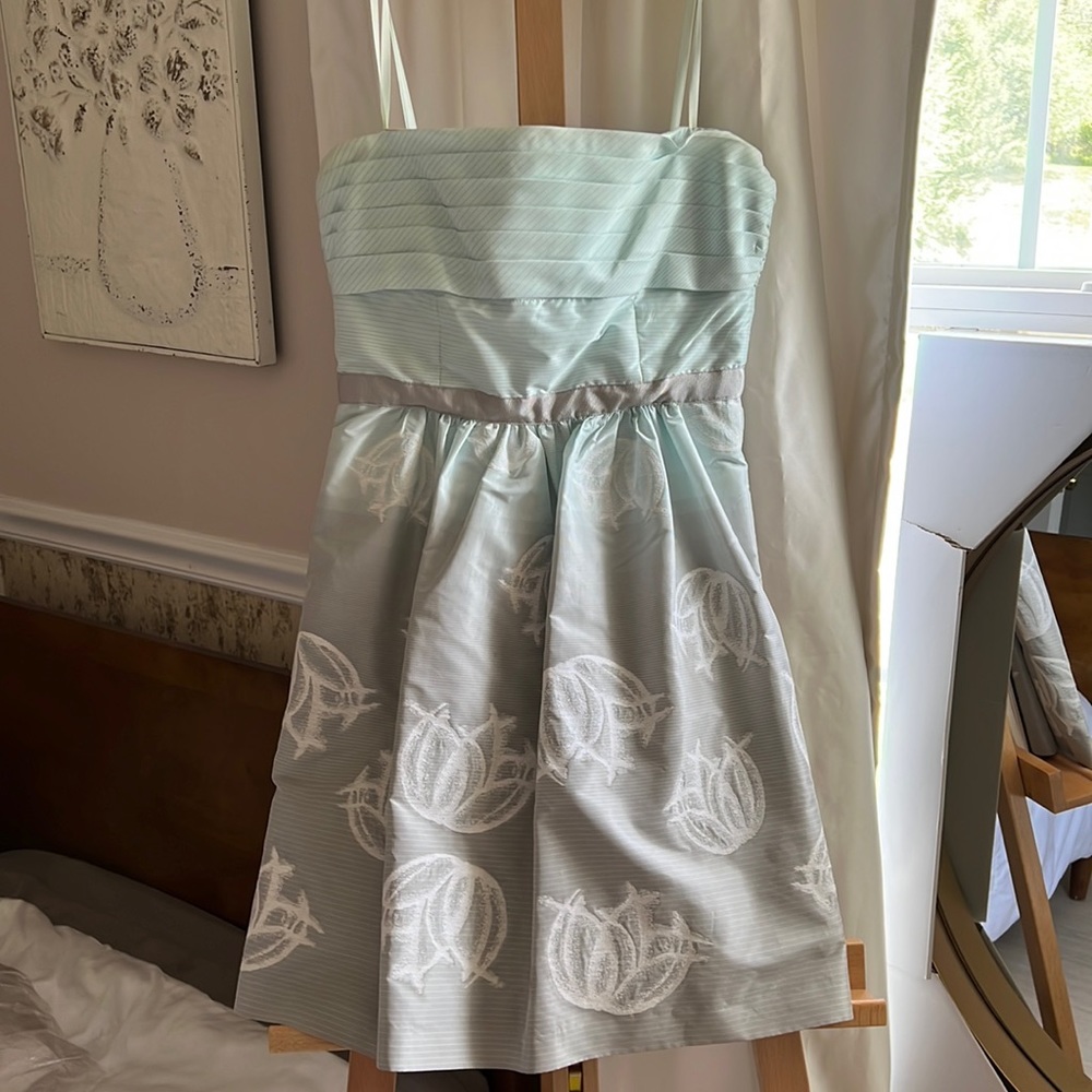 Vampire Diaries! Silver and Light Blue Size 6 BCBGMaxazria dress